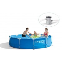 Piscina fuori terra Intex 28202 Frame rotonda cm 305 x 76 con pompa filtro